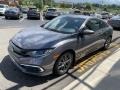 Modern Steel Metallic - Civic EX Coupe Photo No. 4