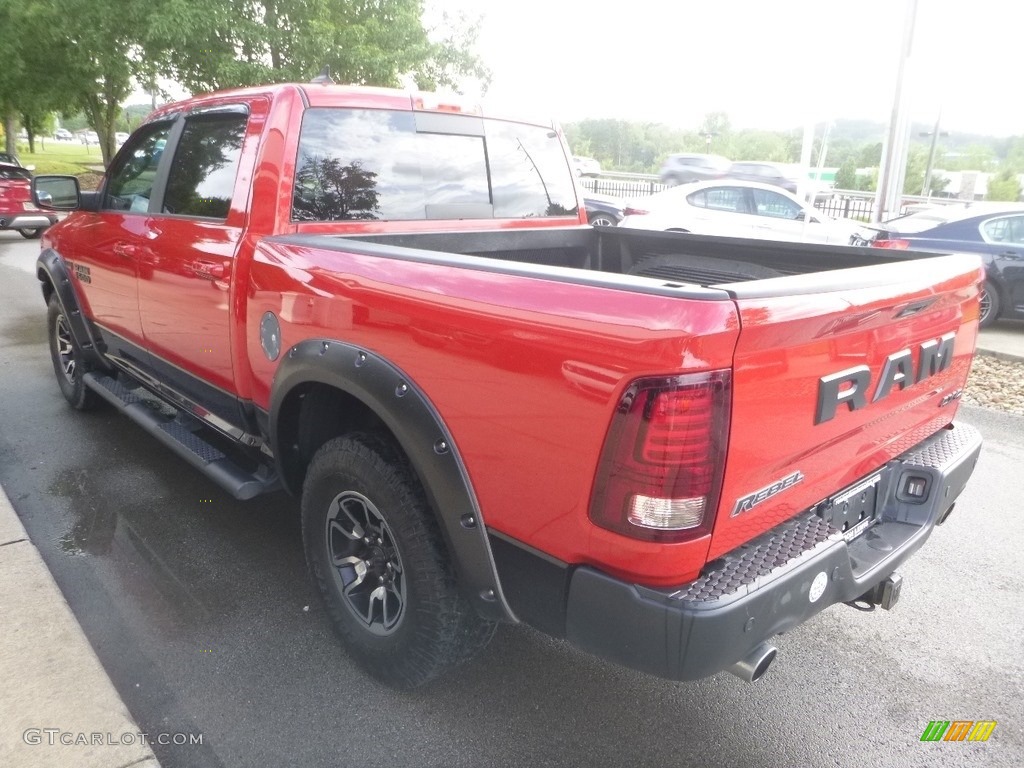 2016 1500 Rebel Crew Cab 4x4 - Flame Red / Rebel Theme Red/Black photo #7