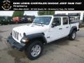 2020 Bright White Jeep Gladiator Sport 4x4  photo #1