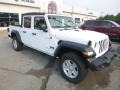 2020 Bright White Jeep Gladiator Sport 4x4  photo #7