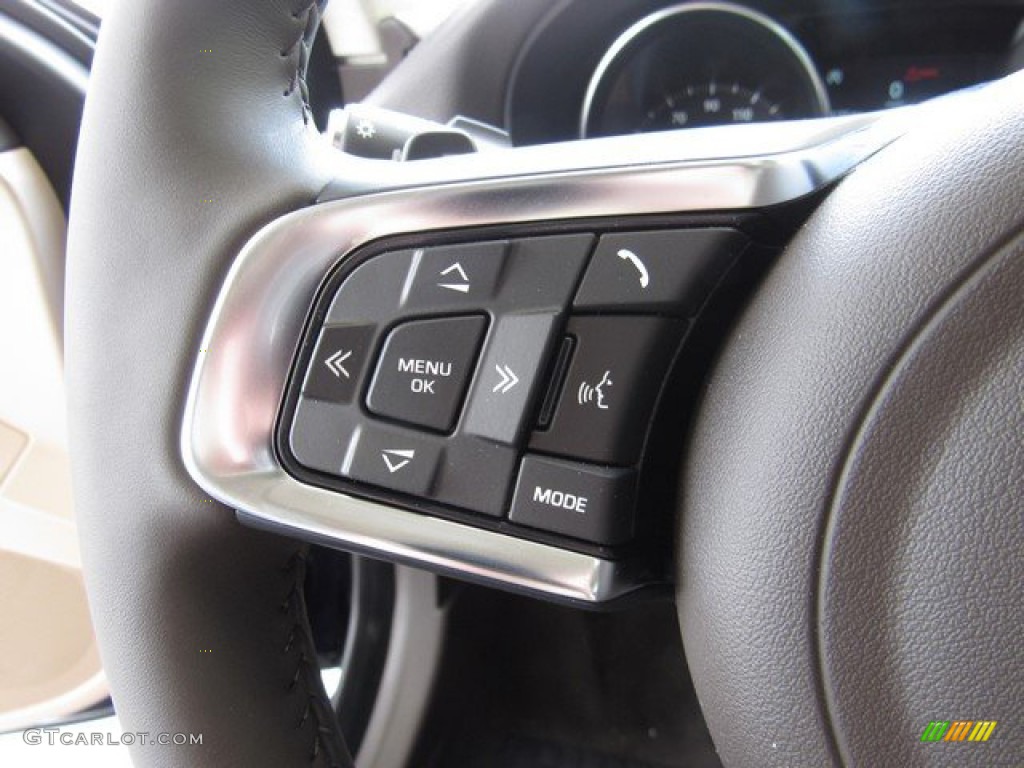 2020 Jaguar XF Prestige Latte Steering Wheel Photo #134164272