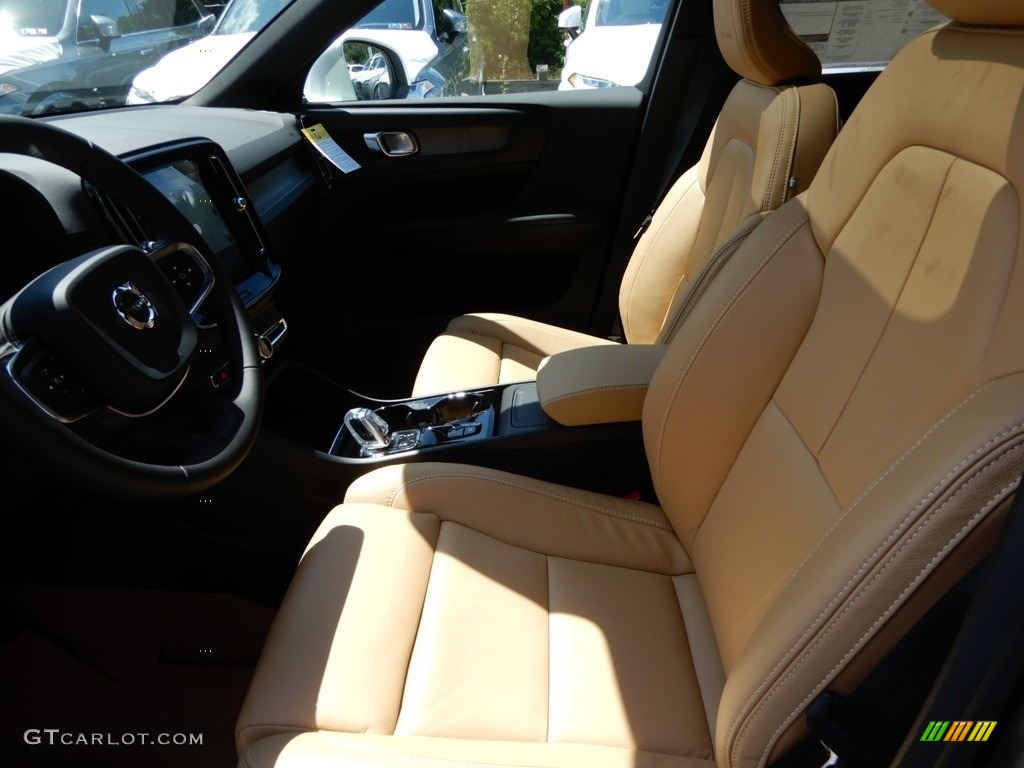 Amber/Charcoal Interior 2020 Volvo XC40 T5 Inscription AWD Photo #134164860