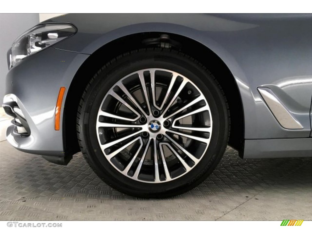 2019 5 Series 530i Sedan - Bluestone Metallic / Black photo #8
