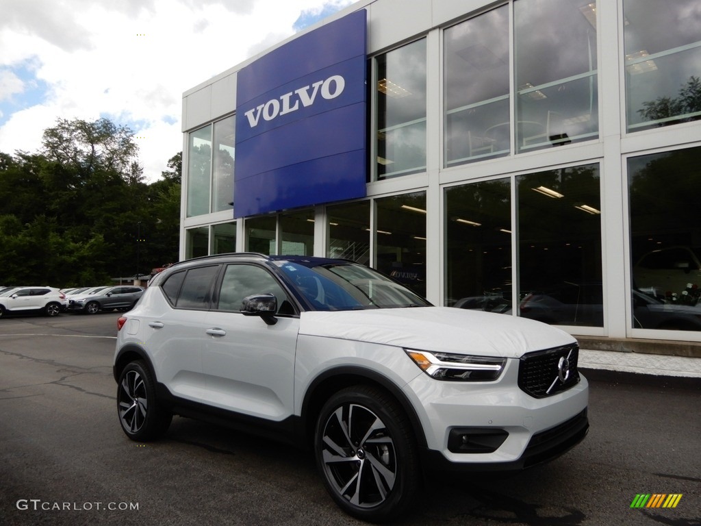 Glacier Silver Metallic 2020 Volvo XC40 T5 R-Design AWD Exterior Photo #134165058