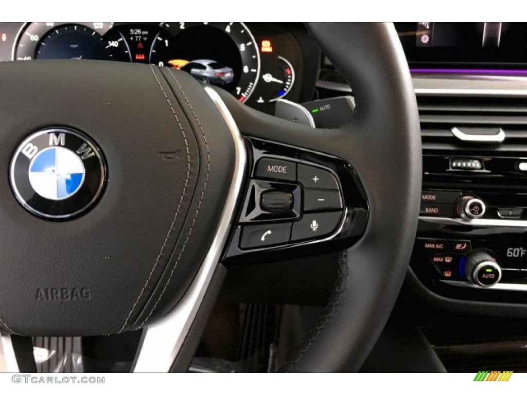 2019 5 Series 530i Sedan - Bluestone Metallic / Black photo #15