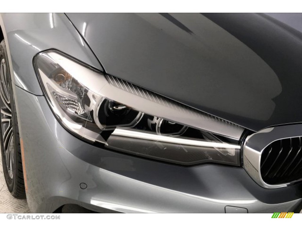 2019 5 Series 530i Sedan - Bluestone Metallic / Black photo #28