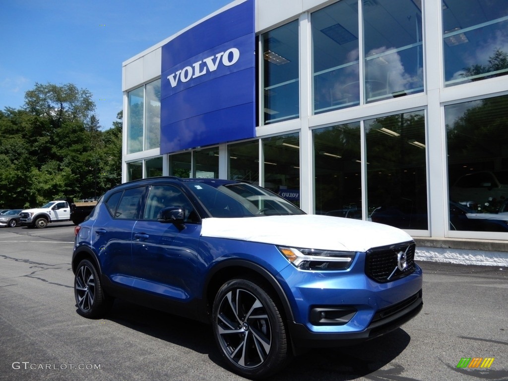 Bursting Blue Metallic 2020 Volvo XC40 T5 R-Design AWD Exterior Photo #134165427