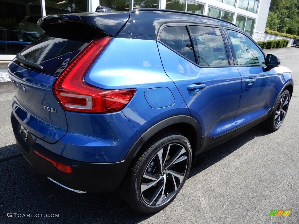2020 XC40 T5 R-Design AWD - Bursting Blue Metallic / Charcoal photo #2
