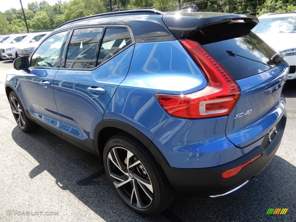 2020 XC40 T5 R-Design AWD - Bursting Blue Metallic / Charcoal photo #4