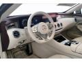 2019 Mercedes-Benz S designo Porcelain/Titian Red Interior Dashboard Photo