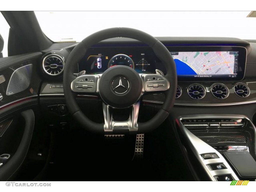 2019 Mercedes-Benz AMG GT 63 S Black Steering Wheel Photo #134167179