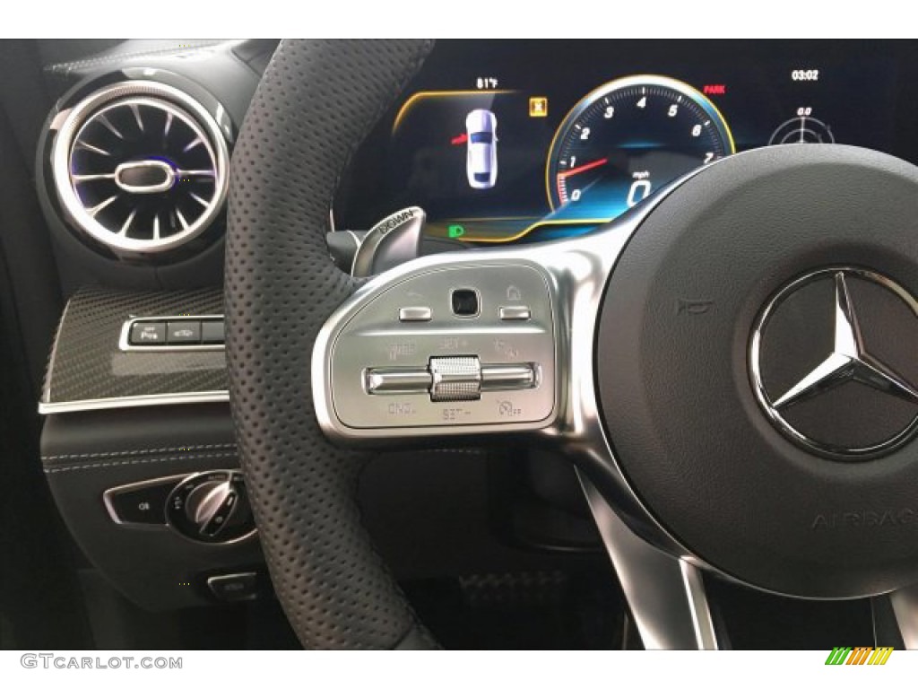 2019 Mercedes-Benz AMG GT 63 S Black Steering Wheel Photo #134167338