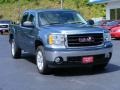 2008 Stealth Gray Metallic GMC Sierra 1500 SLE Crew Cab 4x4  photo #4