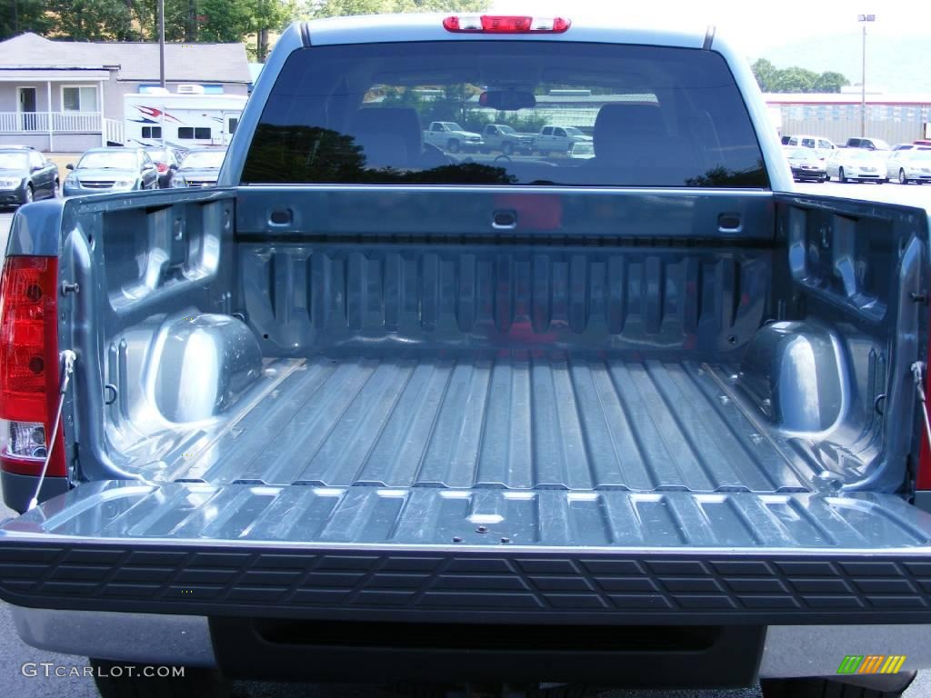 2008 Sierra 1500 SLE Crew Cab 4x4 - Stealth Gray Metallic / Light Titanium photo #8