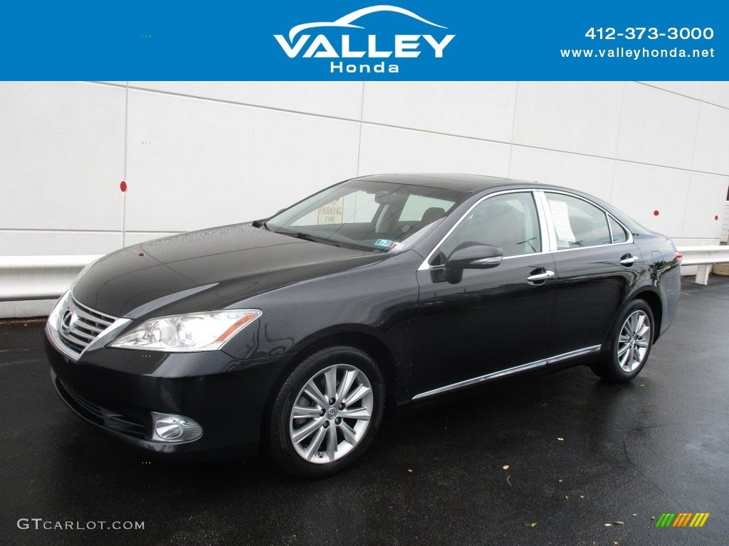 2012 ES 350 - Stargazer Black / Saddle photo #1