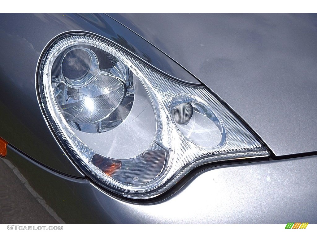 2003 911 Carrera Cabriolet - Seal Grey Metallic / Black photo #19