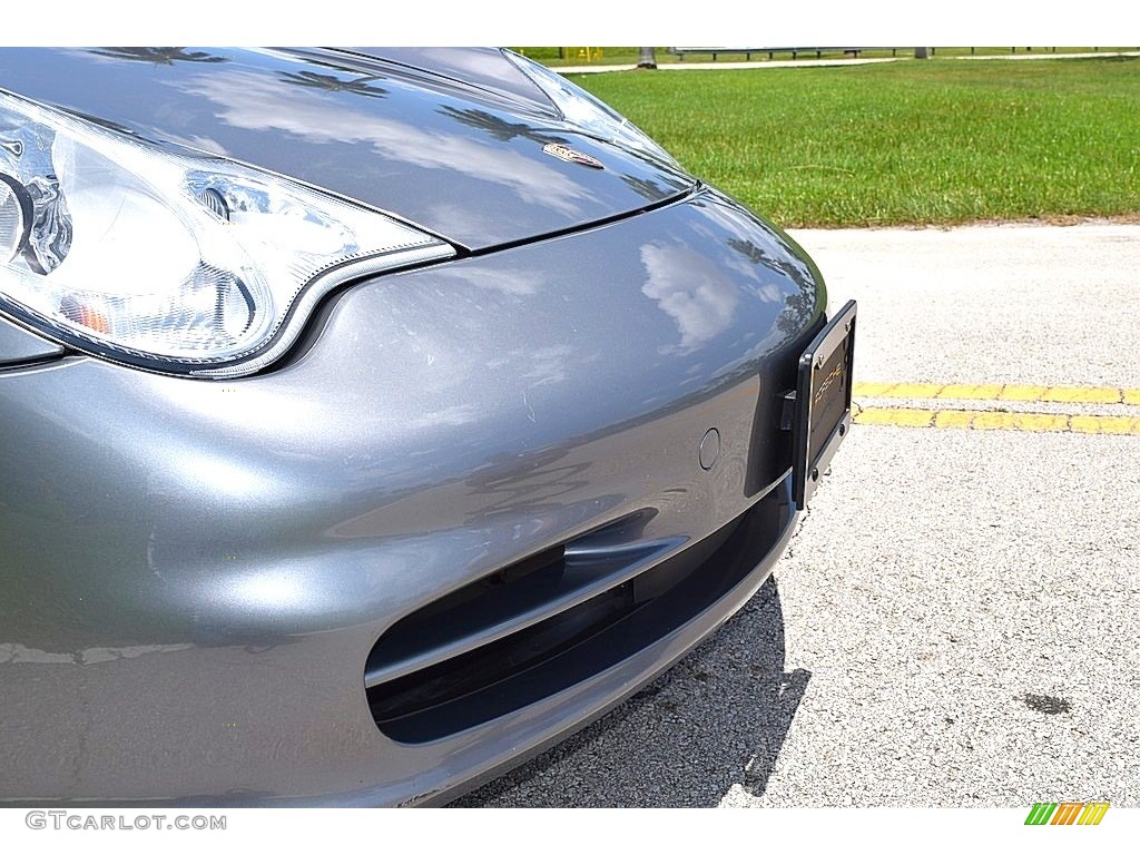 2003 911 Carrera Cabriolet - Seal Grey Metallic / Black photo #20