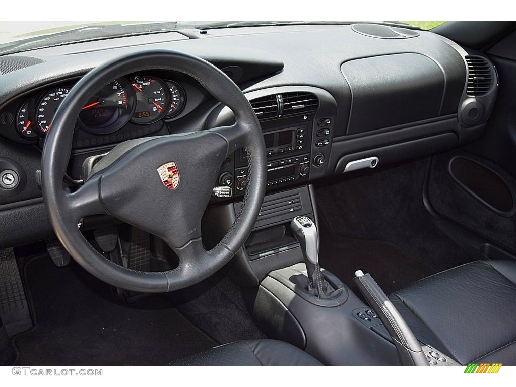 2003 911 Carrera Cabriolet - Seal Grey Metallic / Black photo #40