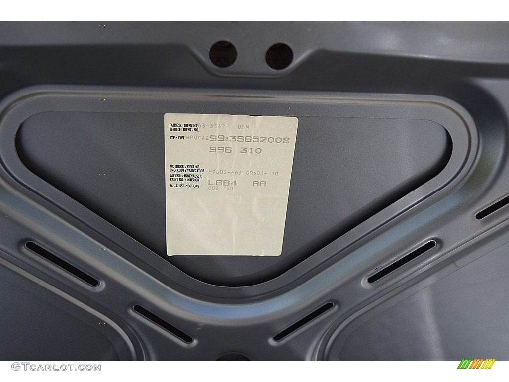 2003 911 Carrera Cabriolet - Seal Grey Metallic / Black photo #51