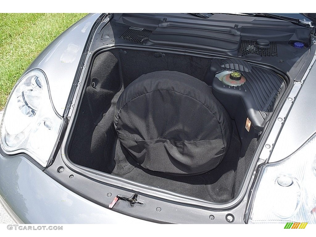 2003 911 Carrera Cabriolet - Seal Grey Metallic / Black photo #54