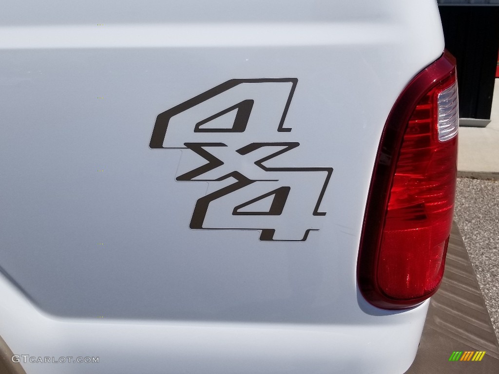 2014 F350 Super Duty Lariat Crew Cab 4x4 - Oxford White / Platinum Pecan Leather photo #12