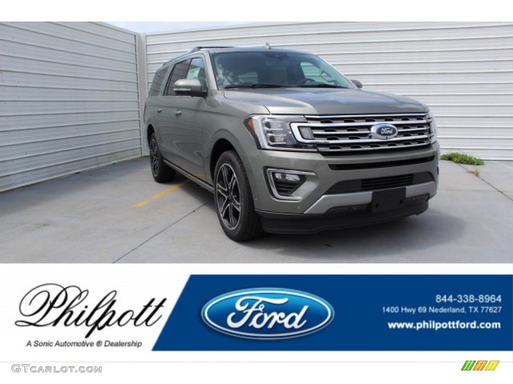 2019 Expedition Limited Max - Silver Spruce Metallic / Medium Stone photo #1