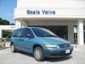 1997 Island Teal Satin Glow Plymouth Voyager   photo #1