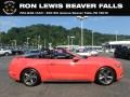 2016 Competition Orange Ford Mustang EcoBoost Premium Convertible  photo #1