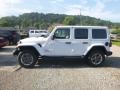 2019 Bright White Jeep Wrangler Unlimited Sahara 4x4  photo #2