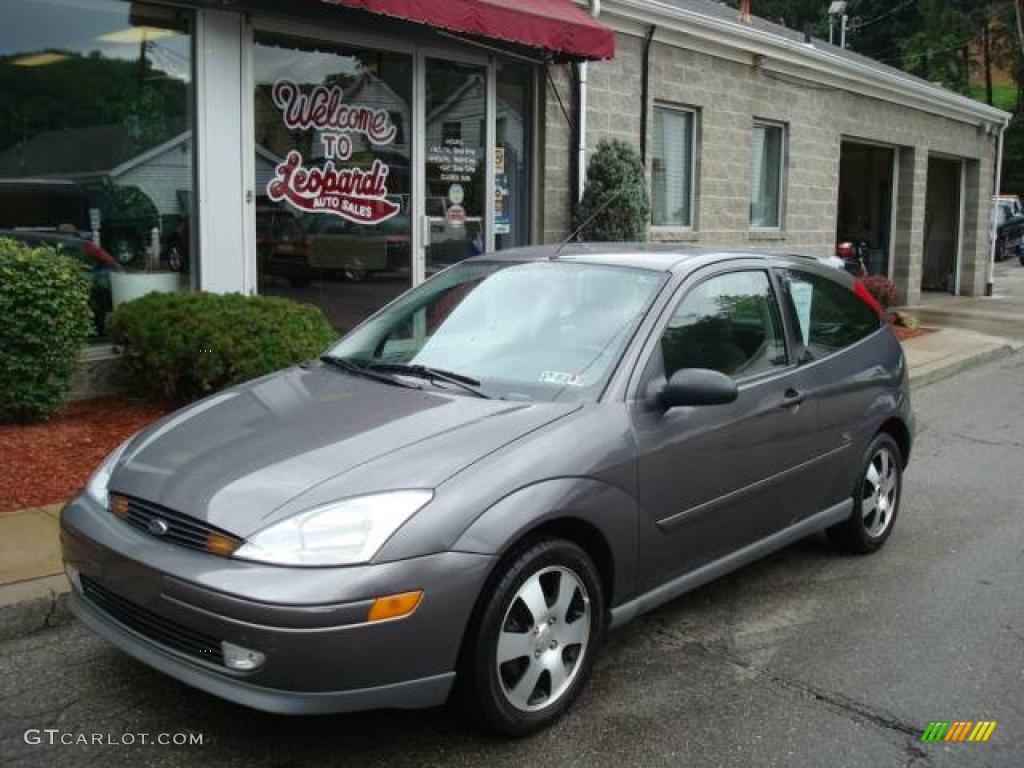 2001 Focus ZX3 Coupe - Dark Shadow Grey Metallic / Dark Charcoal Black photo #1