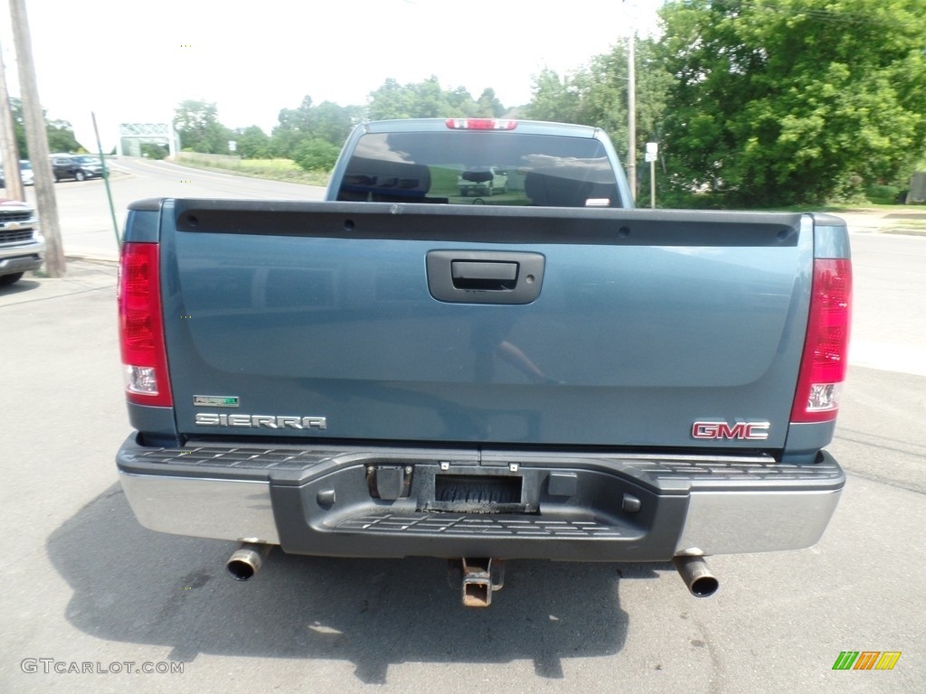 2010 Sierra 1500 SL Extended Cab 4x4 - Stealth Gray Metallic / Dark Titanium photo #7