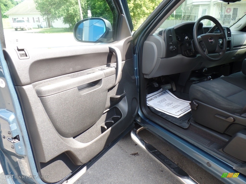2010 Sierra 1500 SL Extended Cab 4x4 - Stealth Gray Metallic / Dark Titanium photo #13