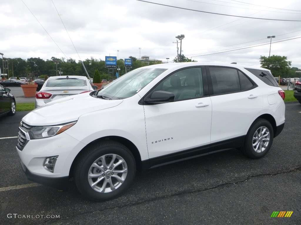 2019 Equinox LS AWD - Summit White / Medium Ash Gray photo #1