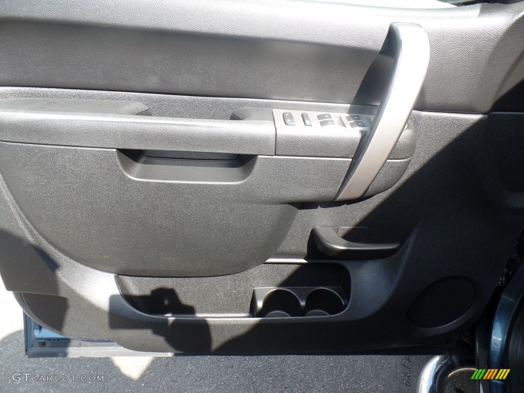 2010 Sierra 1500 SL Extended Cab 4x4 - Stealth Gray Metallic / Dark Titanium photo #14