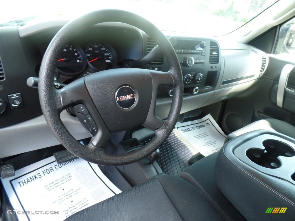 2010 Sierra 1500 SL Extended Cab 4x4 - Stealth Gray Metallic / Dark Titanium photo #17