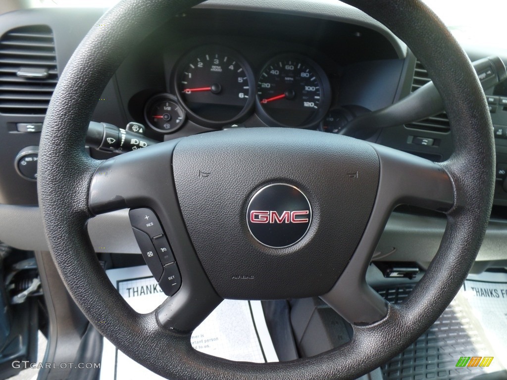 2010 Sierra 1500 SL Extended Cab 4x4 - Stealth Gray Metallic / Dark Titanium photo #19