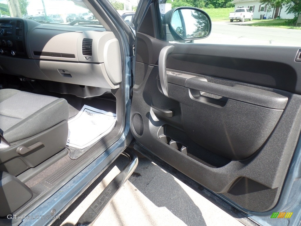 2010 Sierra 1500 SL Extended Cab 4x4 - Stealth Gray Metallic / Dark Titanium photo #32