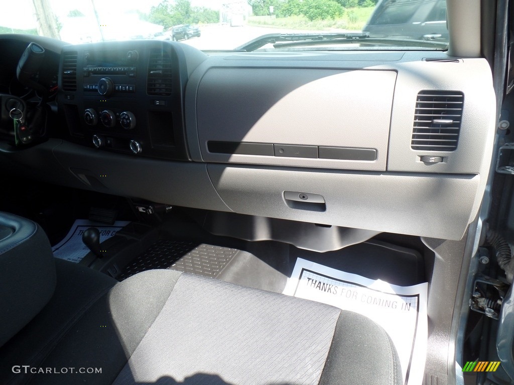 2010 Sierra 1500 SL Extended Cab 4x4 - Stealth Gray Metallic / Dark Titanium photo #35