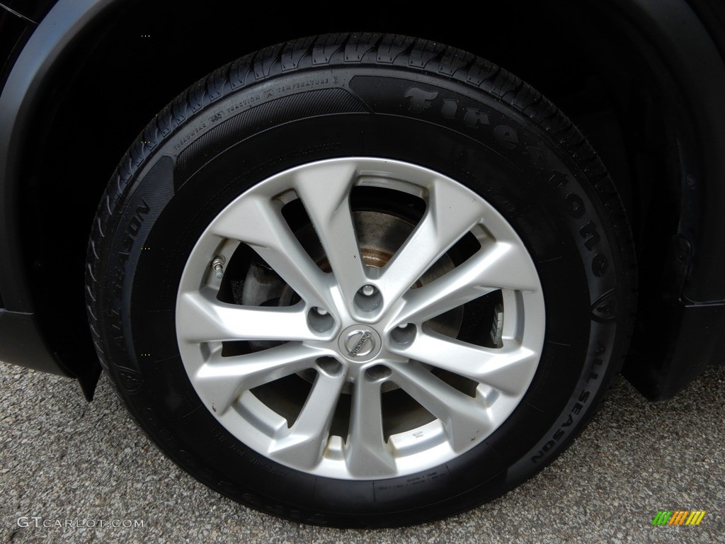 2015 Rogue SV AWD - Super Black / Charcoal photo #10