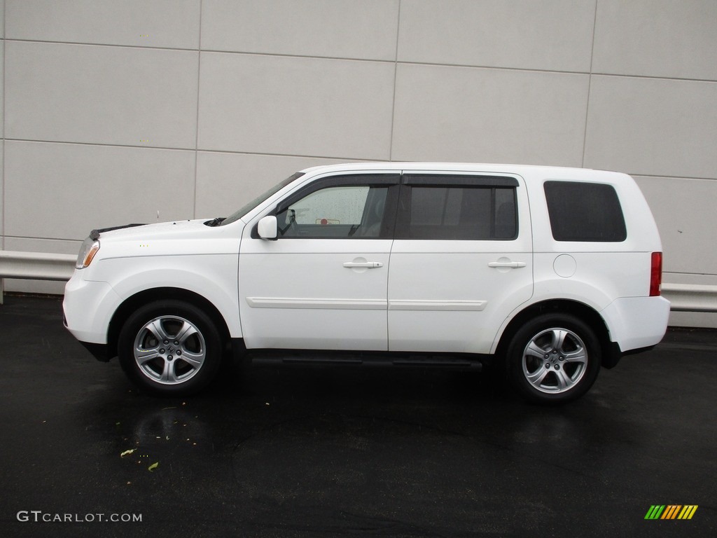 2015 Pilot EX-L 4WD - Taffeta White / Gray photo #2
