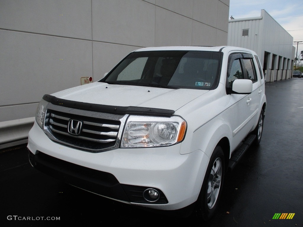 2015 Pilot EX-L 4WD - Taffeta White / Gray photo #9