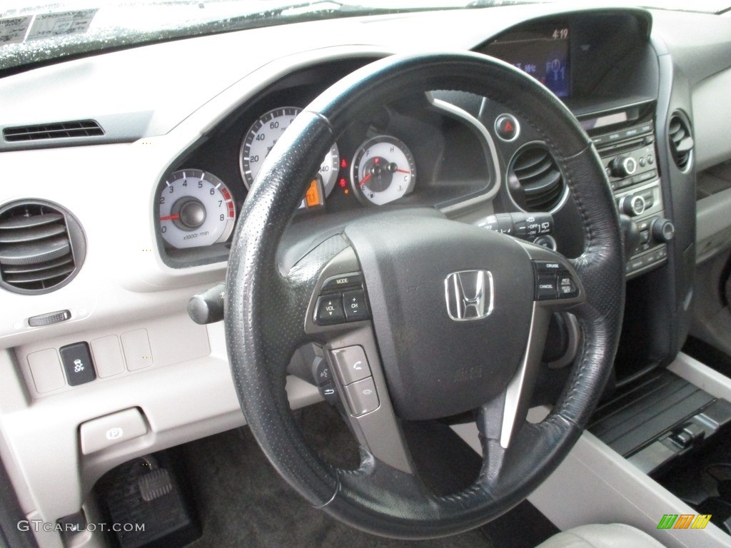 2015 Pilot EX-L 4WD - Taffeta White / Gray photo #15