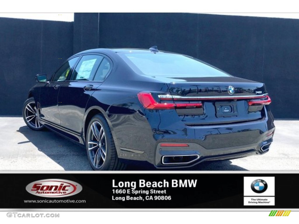 2020 7 Series 740i Sedan - Carbon Black Metallic / Black photo #2