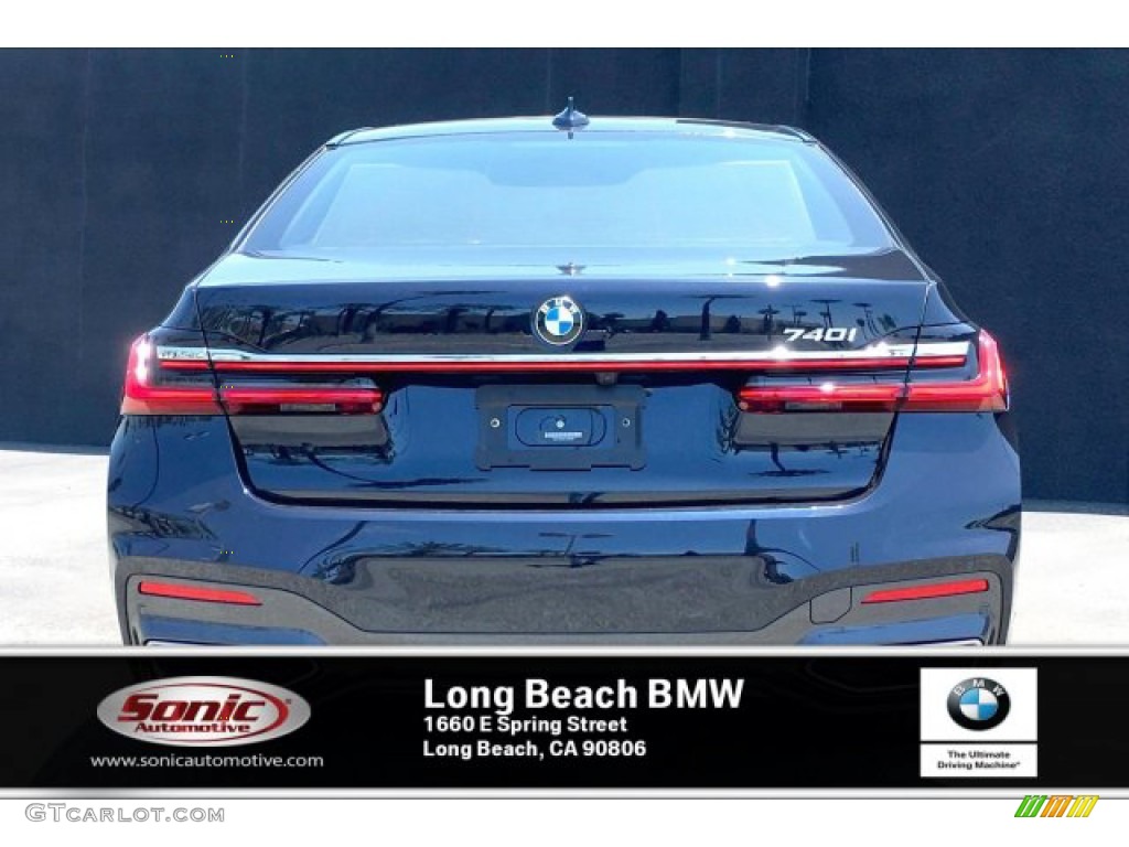 2020 7 Series 740i Sedan - Carbon Black Metallic / Black photo #3