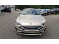 2019 White Gold Ford Fusion S  photo #2