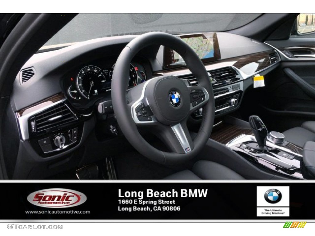 2019 5 Series 540i Sedan - Carbon Black Metallic / Black photo #4