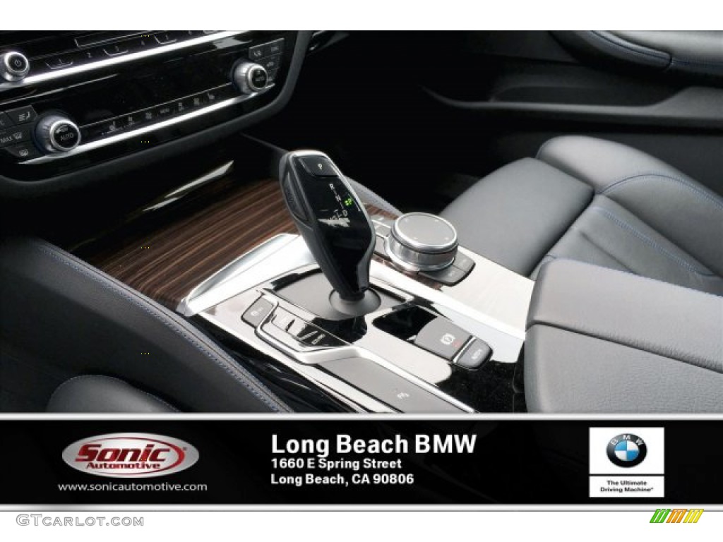 2019 5 Series 540i Sedan - Carbon Black Metallic / Black photo #6