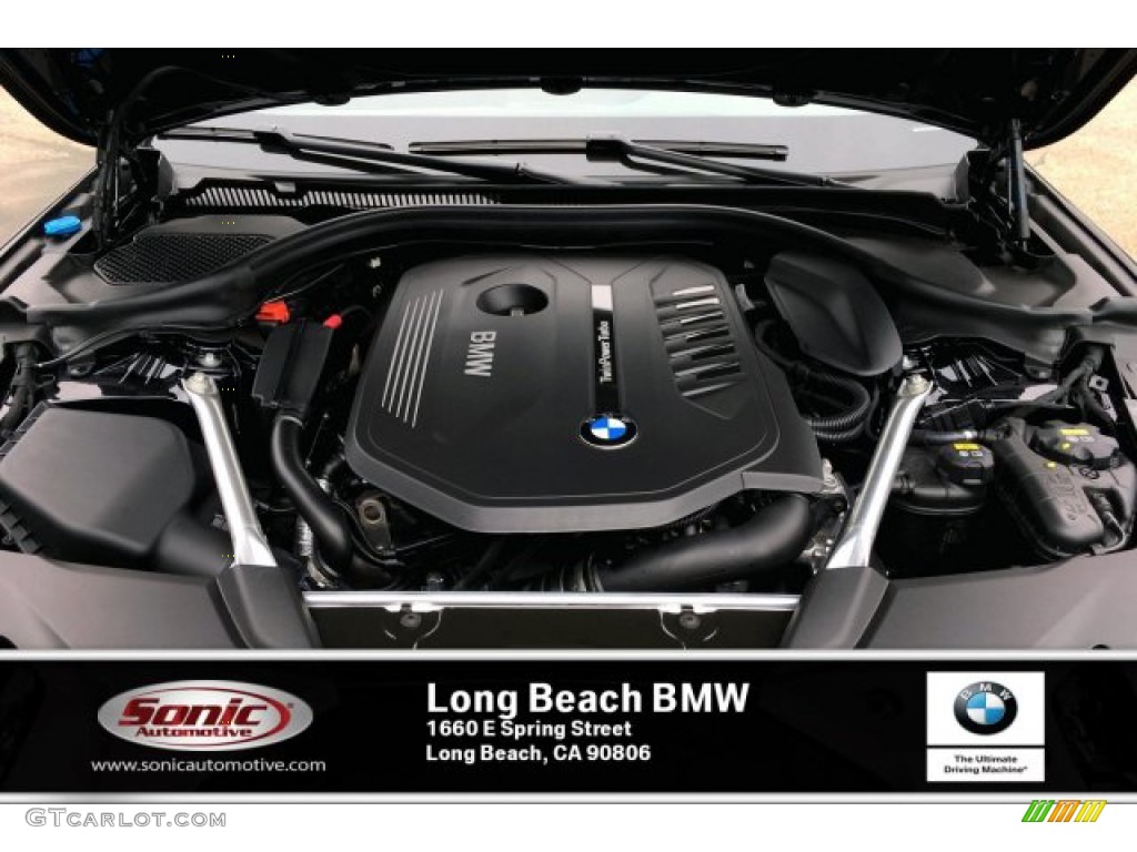2019 5 Series 540i Sedan - Carbon Black Metallic / Black photo #8