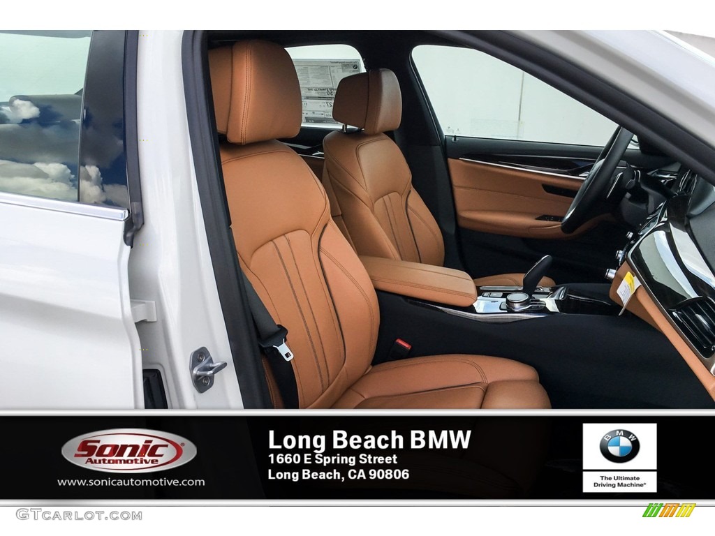 2019 5 Series 530i Sedan - Mineral White Metallic / Cognac photo #5