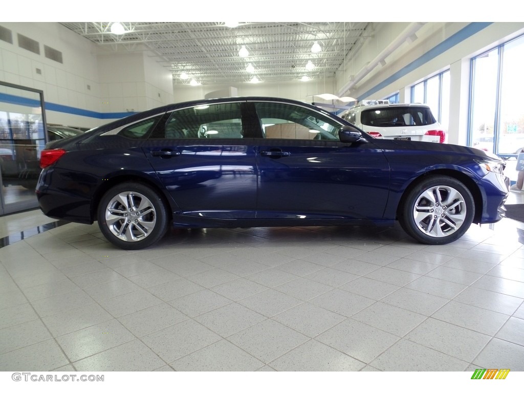 2019 Accord LX Sedan - Obsidian Blue Pearl / Gray photo #4